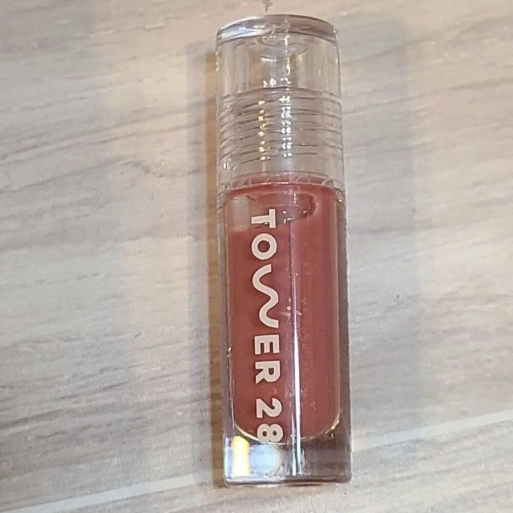 Tower 28 ShineOn Lip Jelly SOS Daily Rescue Facial Spray Set NIB Pistachio